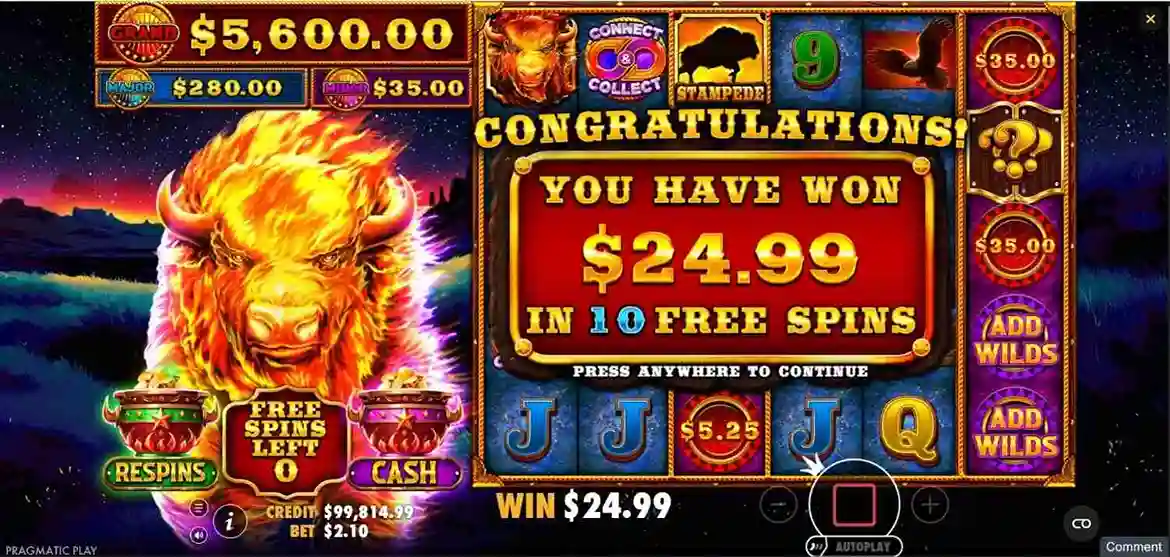 موضوع وتصميم Fire Stampede